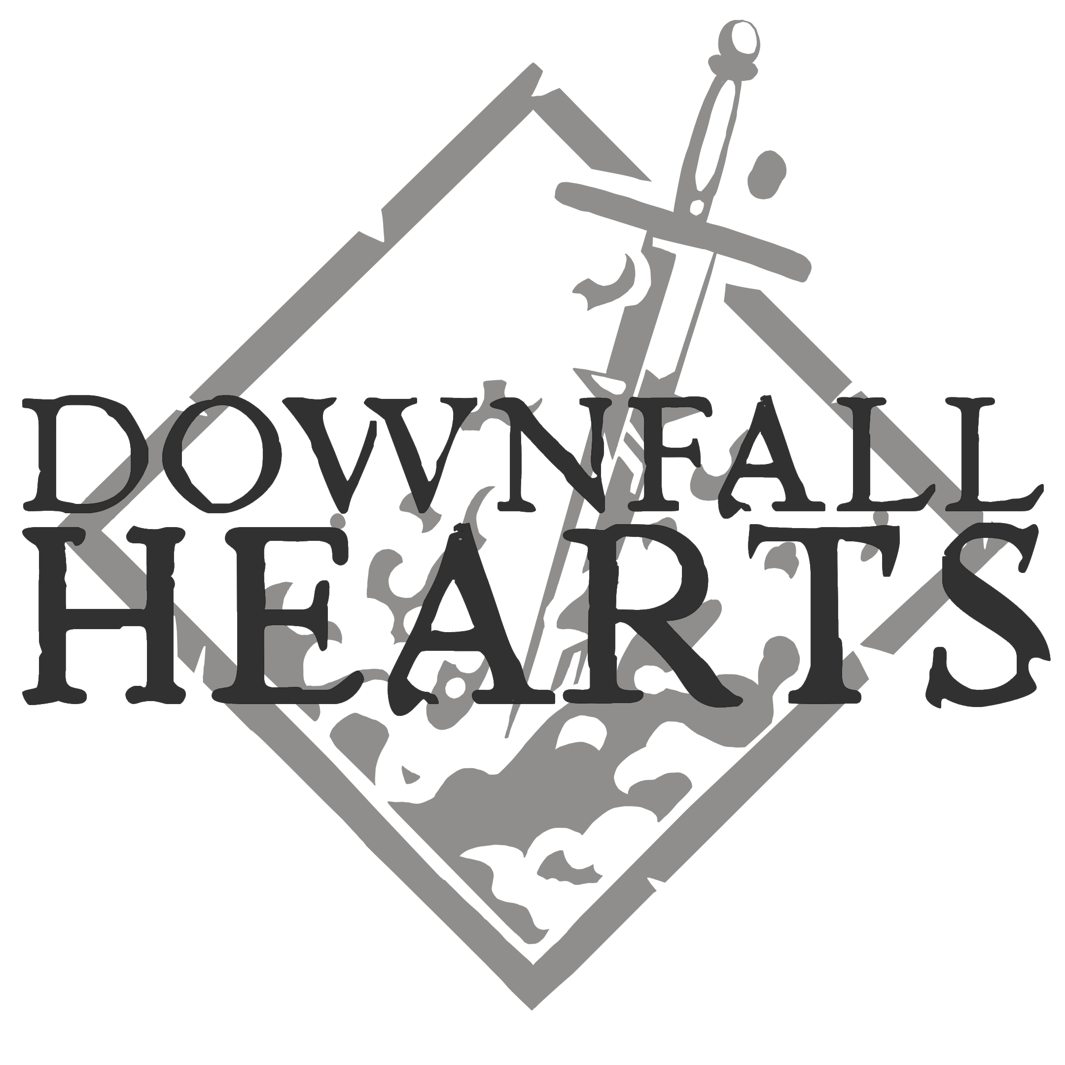 Logo: Downfall Hearts